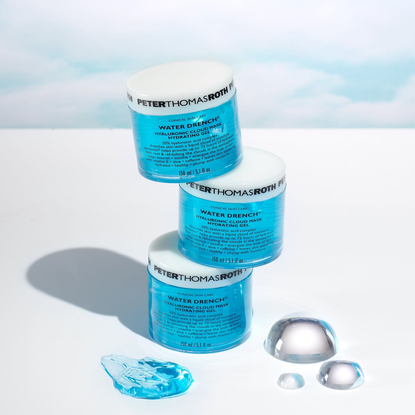 Water Drench Hyaluronic Cloud Mask Hydrating Gel|150 ml / 5 fl oz