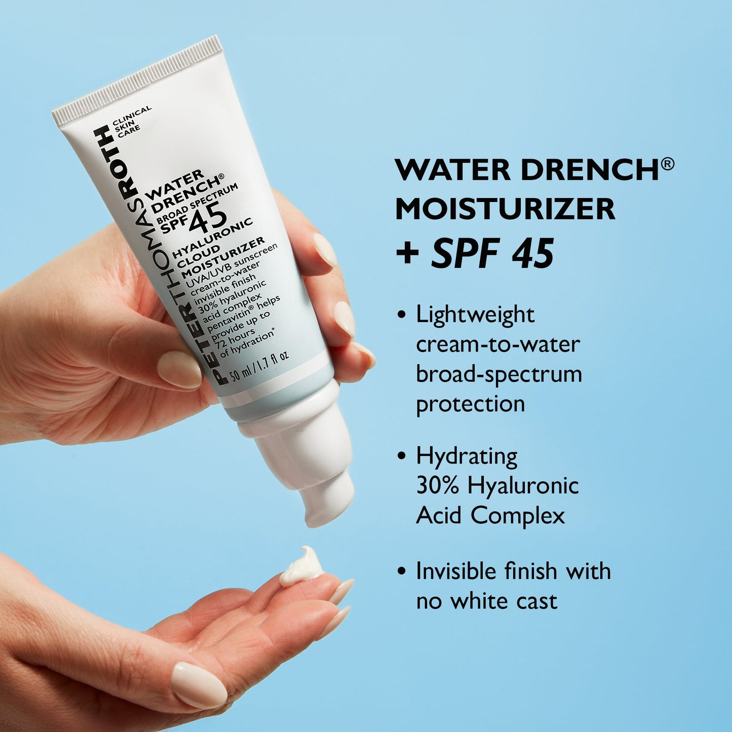 Water Drench Broad Spectrum SPF 45 Hyaluronic Cloud Moisturizer | 20ml
